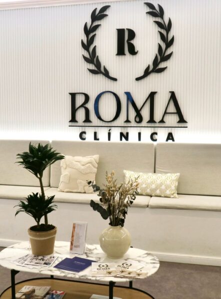 Sala de espera Clínica Roma, medicina estetica malaga